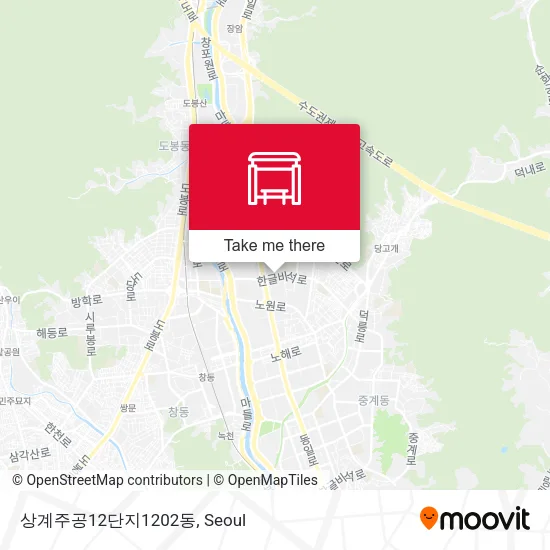 상계주공12단지1202동 map