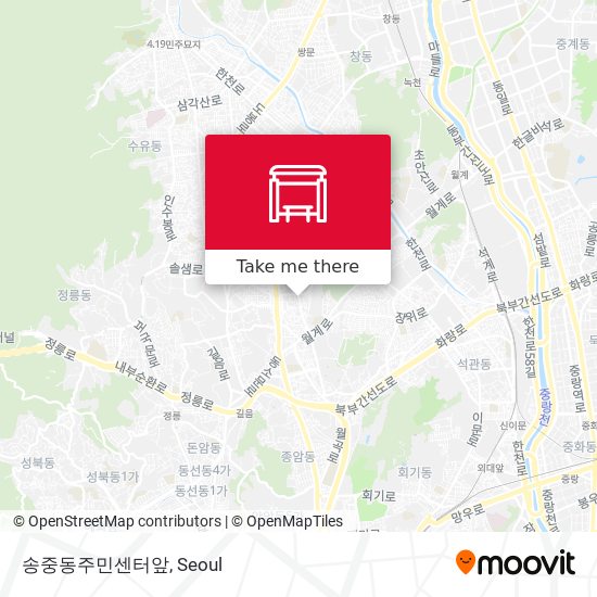 송중동주민센터앞 map