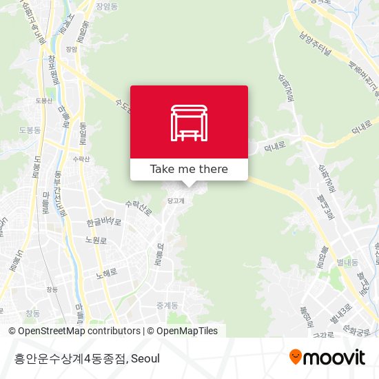 흥안운수상계4동종점 map