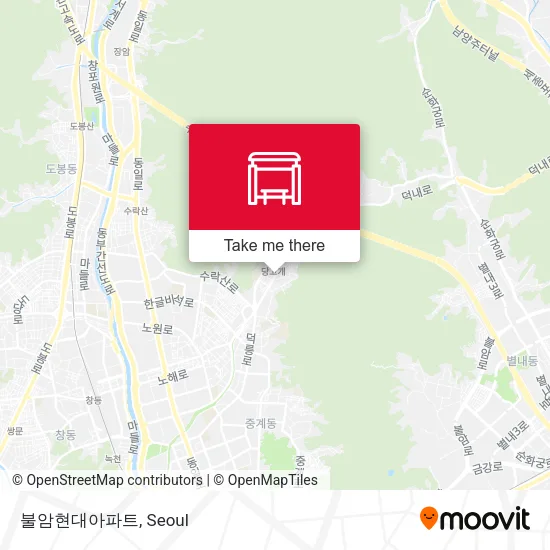 불암현대아파트 map