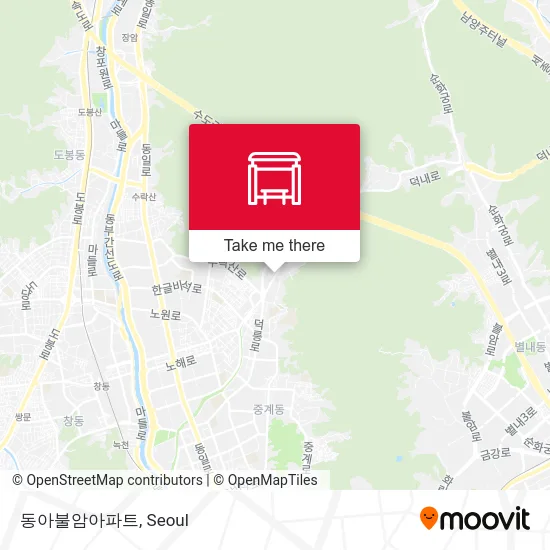 동아불암아파트 map
