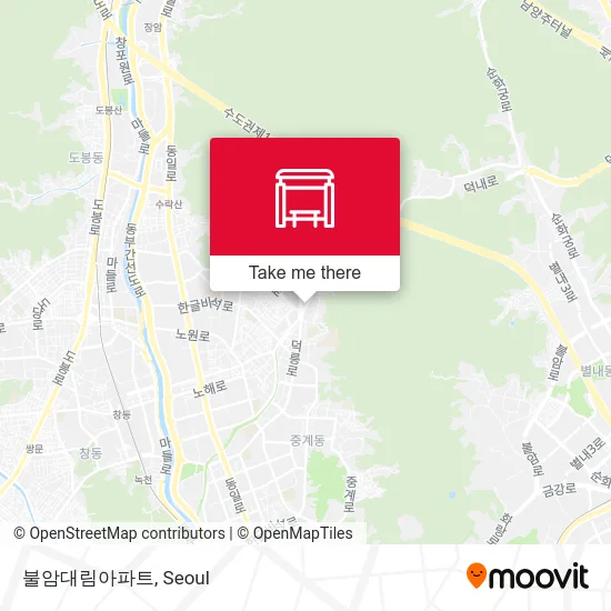 불암대림아파트 map