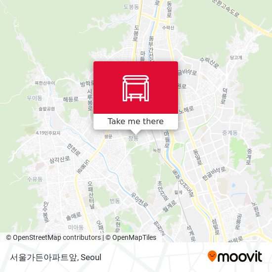 서울가든아파트앞 map