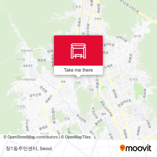 창1동주민센터 map