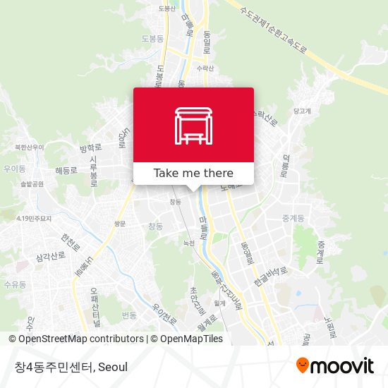 창4동주민센터 map