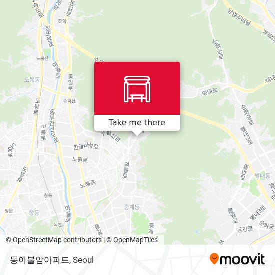 동아불암아파트 map