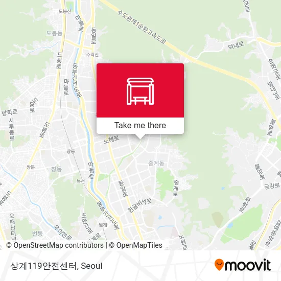 상계119안전센터 map