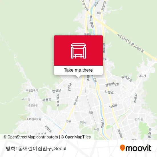 방학1동어린이집입구 map
