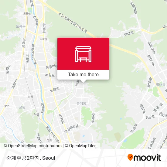 중계주공2단지 map