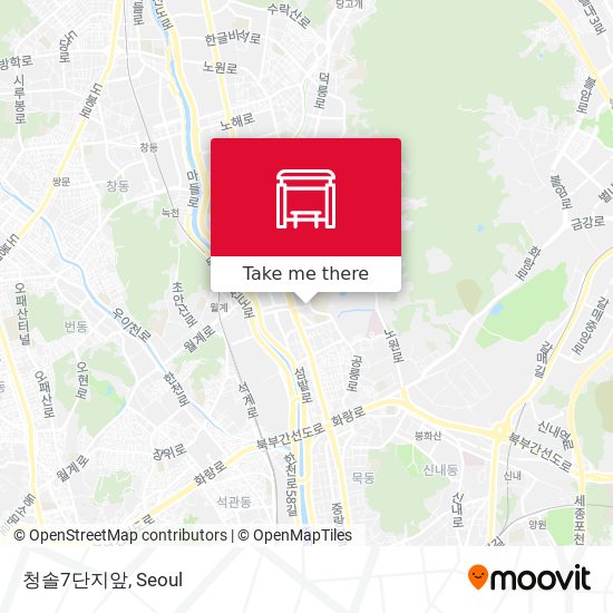 청솔7단지앞 map