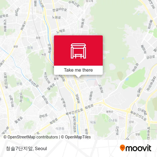 청솔7단지앞 map