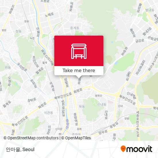 안마을 map