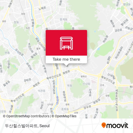 두산힐스빌아파트 map