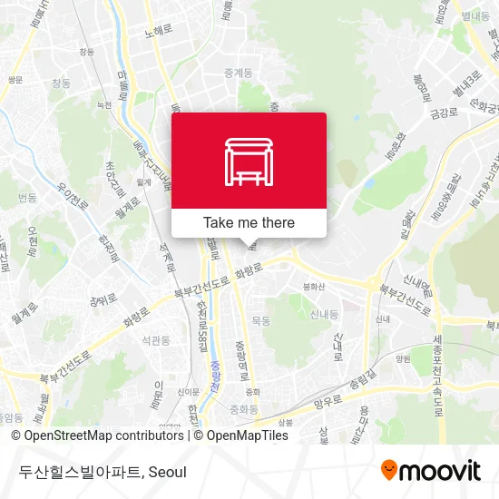 두산힐스빌아파트 map