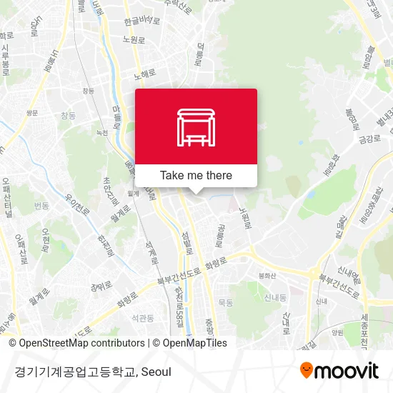 경기기계공업고등학교 map