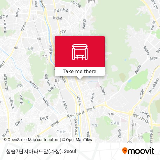 청솔7단지아파트앞(가상) map