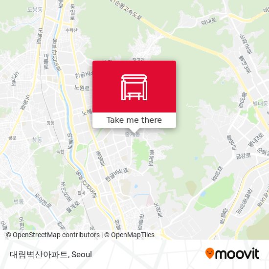 대림벽산아파트 map