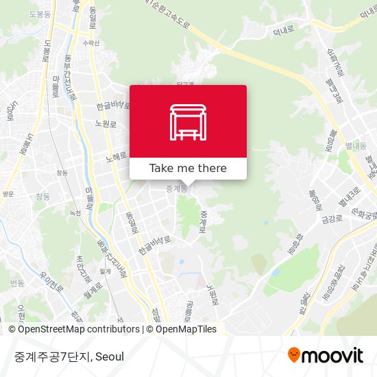 중계주공7단지 map