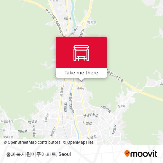 홍파복지원미주아파트 map