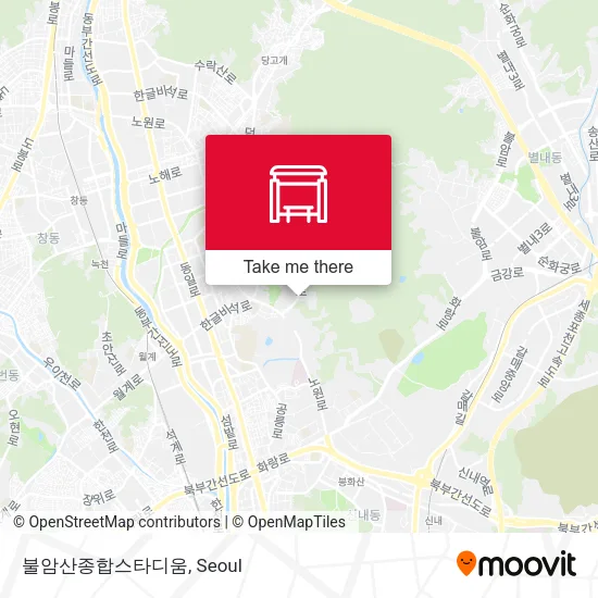 불암산종합스타디움 map