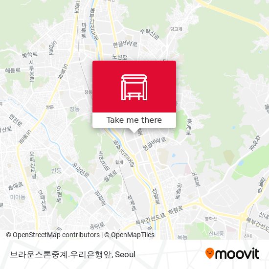 브라운스톤중계.우리은행앞 map