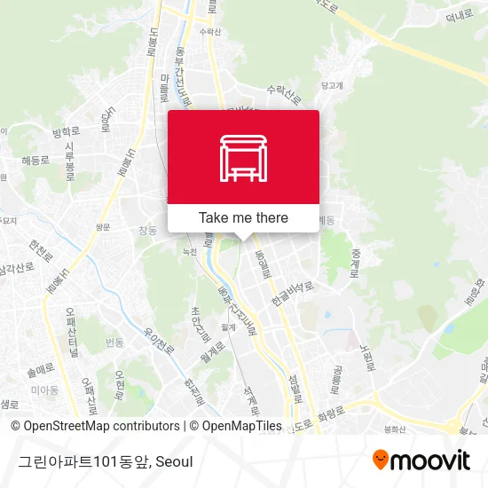 그린아파트101동앞 map