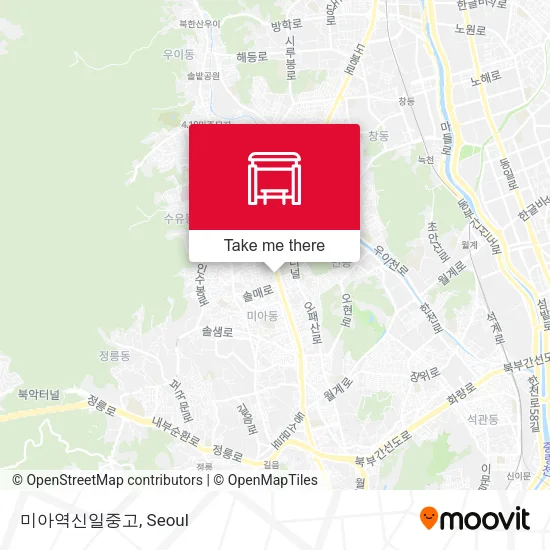 미아역신일중고 map