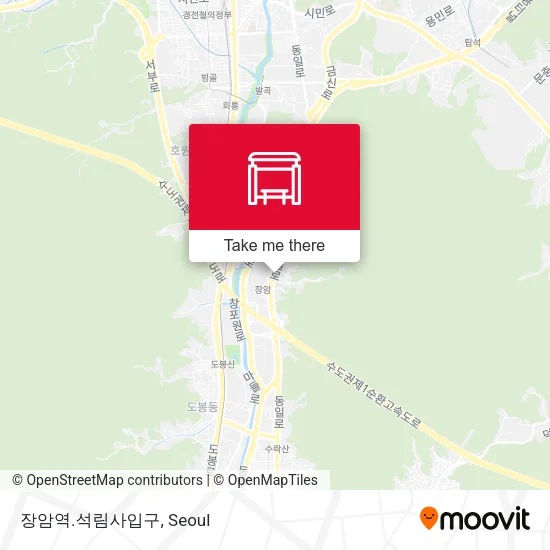 장암역.석림사입구 map