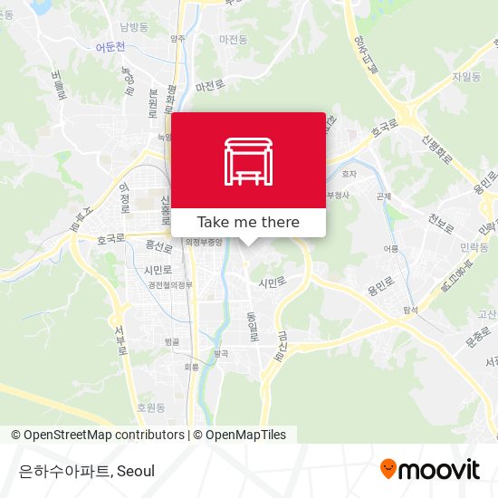 은하수아파트 map