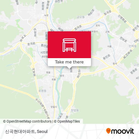 신곡현대아파트 map
