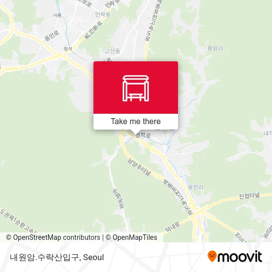 내원암.수락산입구 map