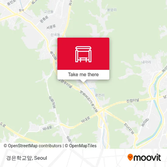 경은학교앞 map