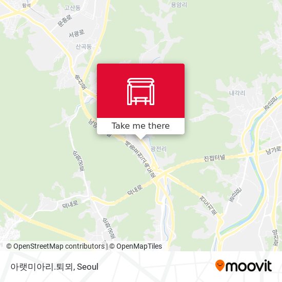 아랫미아리.퇴뫼 map