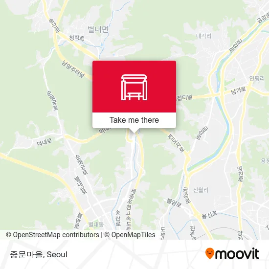 중문마을 map