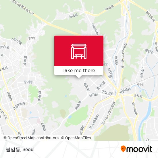 불암동 map