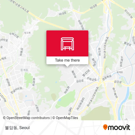 불암동 map