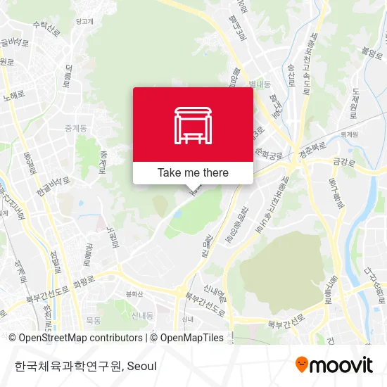 한국체육과학연구원 map
