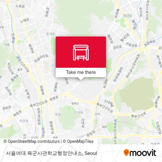 서울여대.육군사관학교행정안내소 map