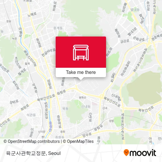 육군사관학교정문 map