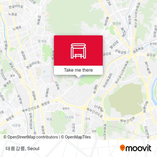 태릉강릉 map