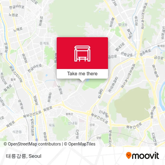 태릉강릉 map