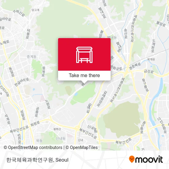 한국체육과학연구원 map