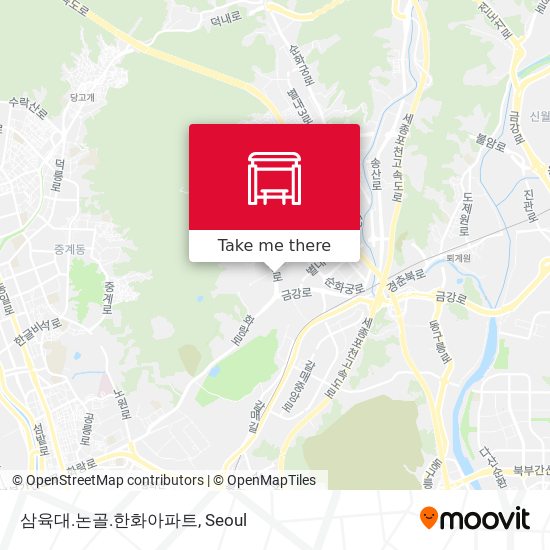 삼육대.논골.한화아파트 map