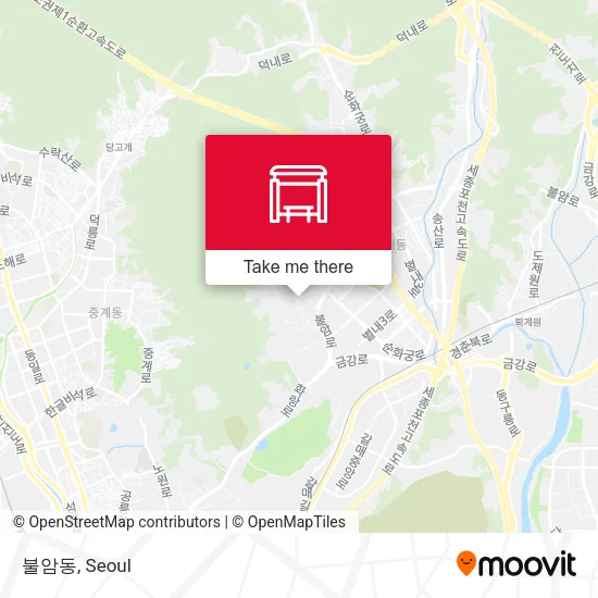 불암동 map