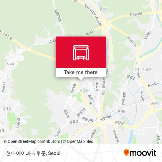 현대아이파크후문 map