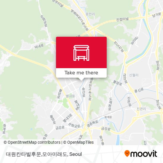 대원칸타빌후문,모아미래도 map