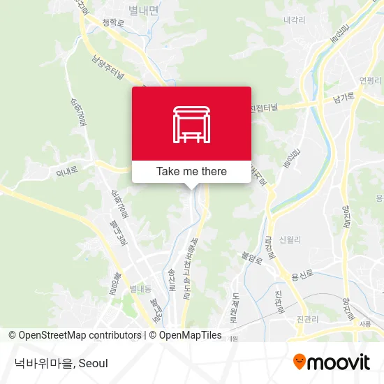 넉바위마을 map
