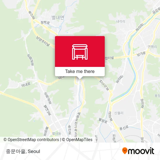 중문마을 map
