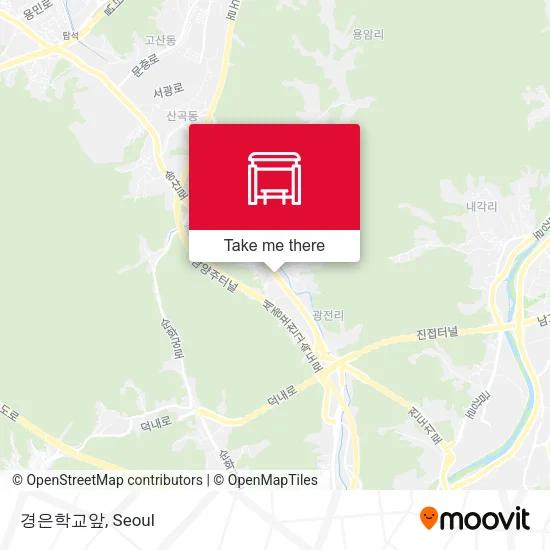 경은학교앞 map