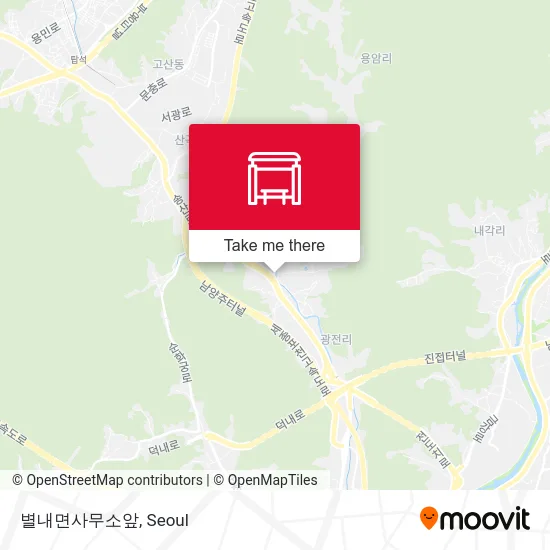 별내면사무소앞 map
